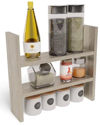 Produktbild von MATKAM Küchenregal BIS EX3, B44 x H40 x T12 cm, Elegante Stabilität, kompakt und vielseitig, einfache Montage, (Sonoma Eiche)