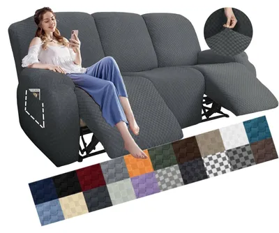 Produktbild von Stretch-Sesselbezug mit Antirutsch
