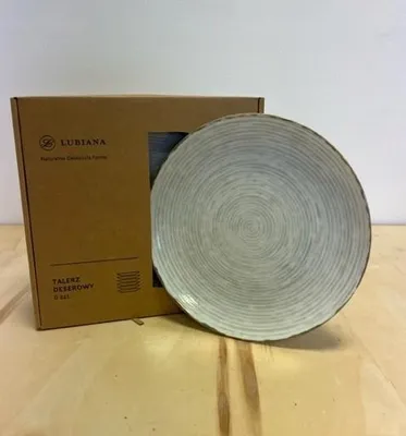 Produktbild von Lubiana KERAJET Rayado 6 Dessertteller Porzellan 20,5cm
