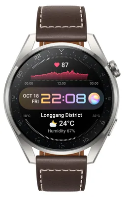 Produktbild von Huawei WATCH 3 Pro Classic 3,63 cm (1.43 Zoll) AMOLED 48 mm 4G Titan GPS