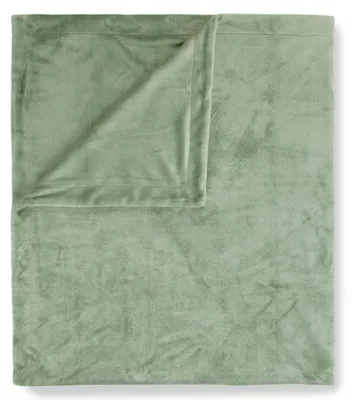 Productafbeelding van HIP Plaid "Uni" - Groen - (160x180 cm) - 100% Polyester