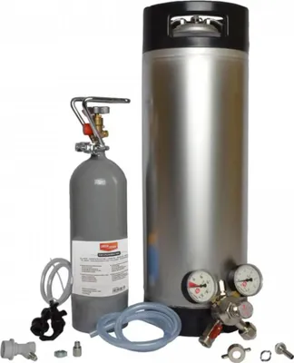Obrázok produktu pre Sada Tlakový sud - Soda-KEG 19L, fľaša CO2, manometer, prípojky