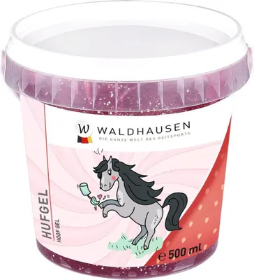 Produktbild von Waldhausen Glitzerndes Hufgel Erdbeere/vanille 500ml Rosa  Rosa One Size