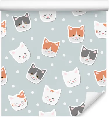 Obrázek produktu pro 10m VLIES TAPETE Roll Dětský pokoj Early Cats Balls Nature XXL