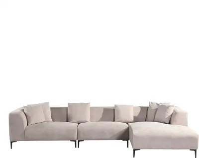 A sectional sofa is shown against a white background.