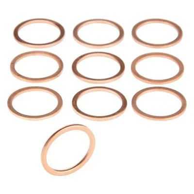Produktbild von 10x Dichtring 18x22mm Kupferdichtring Ölablassschraube für Simson S50 KR51/1 Schwalbe Star Sperber Habicht