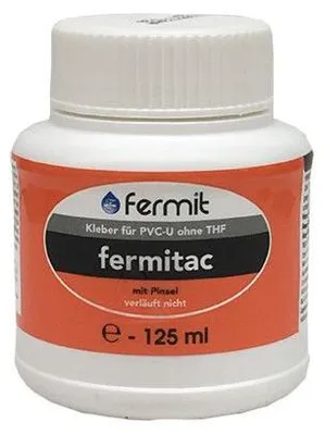 Produktbild von Fermit 22106 Fermitac Hart-PVC Klebstoff 125ml Flasche