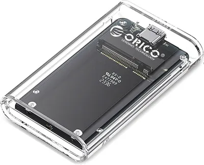Obrázok produktu pre Pevný disk Orico Tc10-Ms Msata Usb-C 3.2 5Gb/S - transparentný