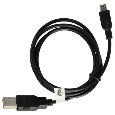 Produktbild von vhbw USB Ladekabel kompatibel mit Motorola V180, V150, RazrV3 - USB Kabel, 9 cm Schwarz