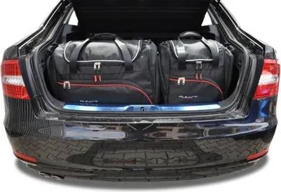 Produktbild von Skoda Superb Limousine 2008-2015 Kofferraumtaschen Set 5 Stk