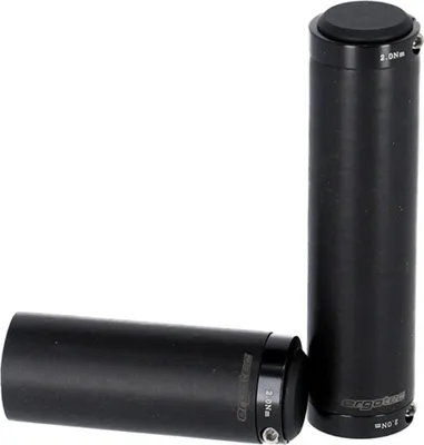 Produktbild von ergotec 61667001 MTB / ATB Schraub-Griffe 'Bilbao', Silicon und Alu, 130/90 mm, Ø 22 mm, schwarz (1 Paar)