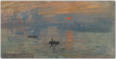 Produktbild von Coloray Küchenrückwand 140x70 Spritzschutz aus Glas - Impressionismus Monet Sonnenaufgang
