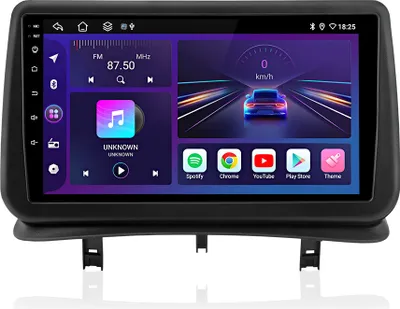 Obrázok produktu pre 9-palcové autorádio Carplay s Androidom 13 pre Renault Clio 3 (2005–2014) s GPS navigáciou, DAB+, Wi-Fi a SWC, 2 GB + 64 GB