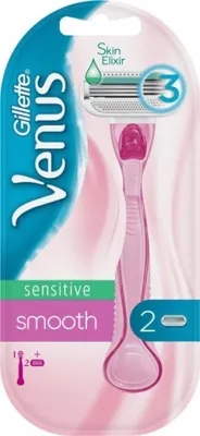 Image de Gillette - Venus Sensitive Smooth - Women`s razor + 2 heads