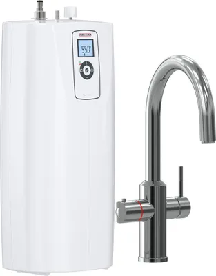 Produktbild von STIEBEL ELTRON HOT 2.6 N Premium + 3in1 c (chrom), heißes Wasser (95°C) in einer Sekunde, Set mit speziellem Wasserhahn für die Küche, 206270