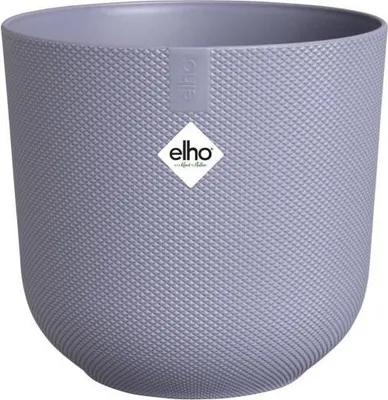 Image de Pot de fleurs rond ELHO Jazz, Violet, Ø 34.5 x H 32 cm, Intérieur, 100% recyclé