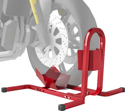 Produktbild von HOMCOM Motorradständer für 17-21", 430-530 mm Vorderrad Montageständer Rot