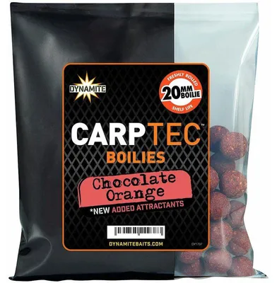 Produktbild von Dynamite Baits Carptec Boilies 300 g Chocolate Orange 20 mm