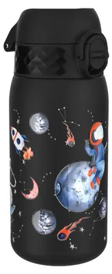 Produktbild von ION8 Kinder Trinkflasche Edelstahl Leicht 400ml Nicht Isoliert Auslaufsicher Einhandöffnung Sichere Verriegelung Spülmaschinenfest Klappdeckel Leicht