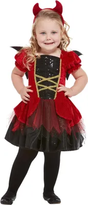 Immagine prodotto di Smiffys - Costume da diavolo per bambino SM3592 (taglia unica) (Rosso)