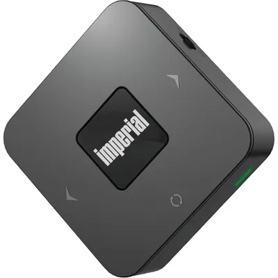 Obrázek produktu pro Imperial BART Mini Bluetooth 5.0 Audio Transmitter (Sender - Empfänger von Audiosignalen via Bluetooth, APTX Codec, Akku bis zu 20 Stunden, Optischer Audio / 3,5 mm Klinke EIN- und Ausgang) schwarz
