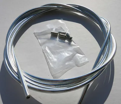 Produktbild von Außenzug Bowdenzug Chrom 2,50 m 5 mm