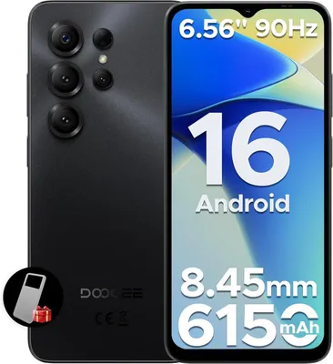 Produktbild von Doogee Note 56X - 6,56", 64GB ROM, 24 GB RAM, 8MP, Android 16, Black