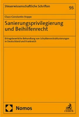 Obrázok produktu pre Sanierungsprivilegierung und Beihilfenrecht