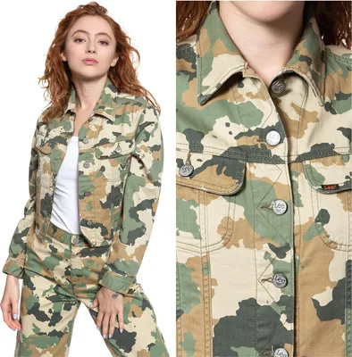 Immagine prodotto di Lee Cropped Rider Jacke CamUflage L54CCCCW03 112112756