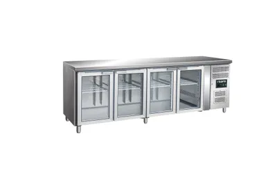 Produktbild von Saro GN 4100 TNG, Chefkoch-Basis, Freistehend, Edelstahl, Edelstahl, 4 Tür(en), 616 l