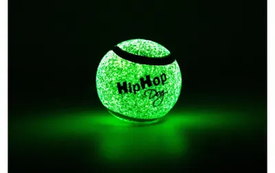 Produktbild von Neonlicht im dunklen Tennis. Ball 6,5 cm HIPHOP HUND