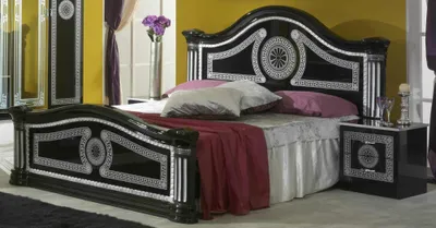 Obrázok produktu pre Čalúnenie postele Klasická manželská posteľ 180x200cm Drevené hotelové postele Spálňa Nová