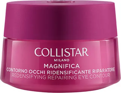A product shot of a jar of eye cream.