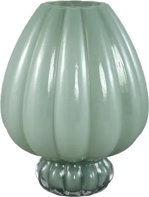 Produktbild von PTMD - Vase Syamer - Grün - 21x21x27cm