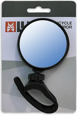 Productafbeelding van Fietsspiegel Lynx, diameter 57 mm, 360° draaibaar, met siliconenband, geschikt voor elk stuur