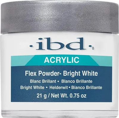 Produktbild von IBD Flex Poeder Bright White weiß 113 g