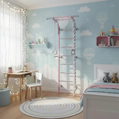 Produktbild von Sprossenwand ClimbMaxx M2 pink/rosa