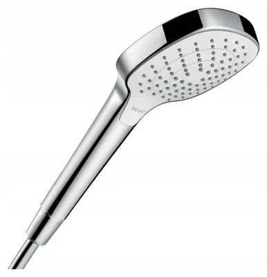 Obrázok produktu pre Hansgrohe Croma Select E, Ručná sprchová hlavica, Chróm, Biela, Múr