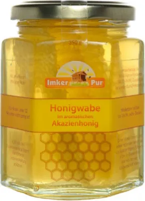 Produktbild von Honigwabe im Glas von ImkerPur, 350 g
