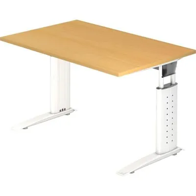 Immagine prodotto di UNDA 12 W - 120 x 80 regolabile in altezza faggio/bianco