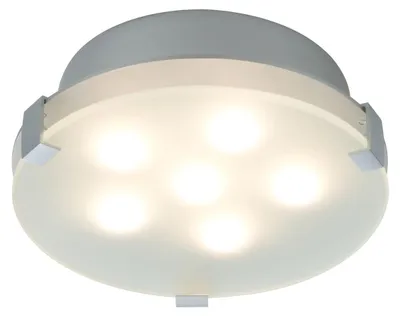 Image de WallCeiling Xeta, dimmable, télécommande IR, LED 15 W, 200 mm, chrome mat, 230 V, métal/verre