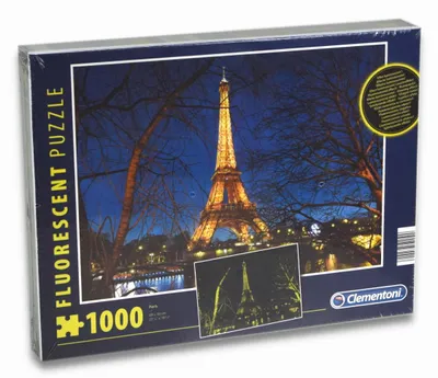 Image de Clementoni 97241 - Puzzle - Paris (fluorescent, 1000 pièces)