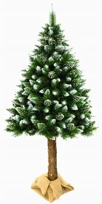Produktbild von Künstlicher Weihnachtsbaum 180 cm, diamantbeschneit, Kiefernstamm mit Schnee