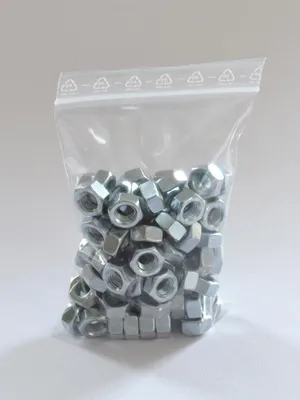 Produktbild von Druckverschlussbeutel LDPE 100 x 150mm, 50 my ZIP Beutel Folienbeutel 100 Stk.