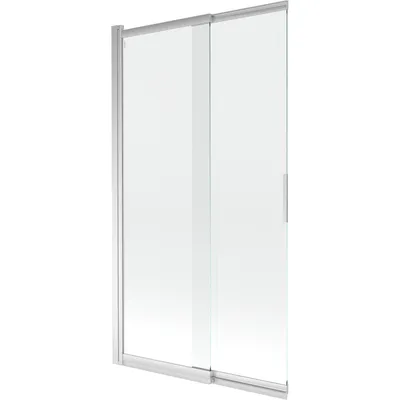 Zdjęcie produktu dla Mexen Fox parawan nawannowy 2-skrzydłowy przesuwny 100 x 150 cm, transparent, chrom - 891-100-002-01-00