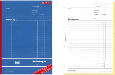 Obrázek produktu pro herlitz formulářová kniha "Faktura 305", DIN A5, 2 x 40 listů