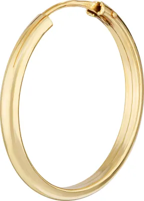 Produktbild von NKlaus Einzel Creole 333 Gelb Gold 8 Karat 18mm Herren Goldohrring Rund Ohrschmuck 14392