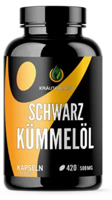 Produktbild von Schwarzkümmelöl Kapseln 420 Stück