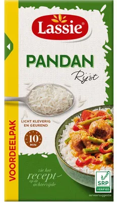 Obrázek produktu pro Lassie Pandan Rice Value Pack 750g – aromatická, dlouhozrnná rýže