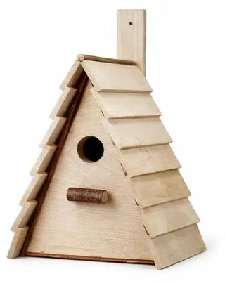 Productafbeelding van Houten Nestkast voor Vogels 18 x 16 H 24/30 cm